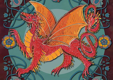 Celtic Fire Dragon