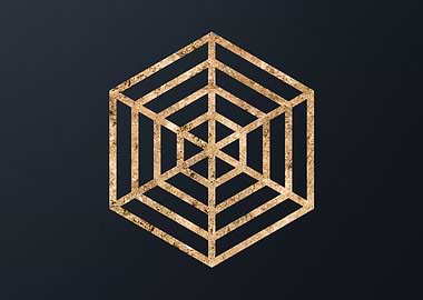 Gold Glyphs Mandalas Rune