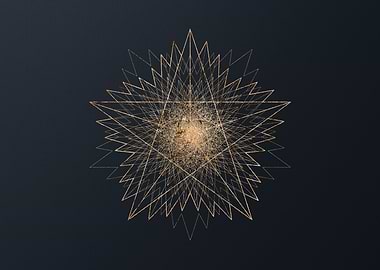 Gold Glyphs Mandalas Rune