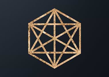 Gold Glyphs Mandalas Rune