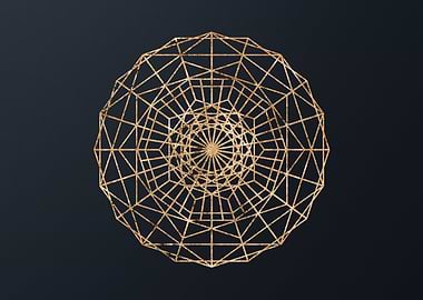 Gold Glyphs Mandalas Rune