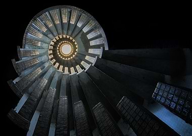 Abandoned Spiral Staircase
