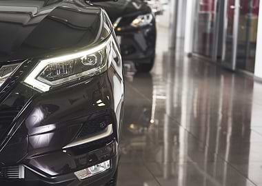 Black and White Head Light