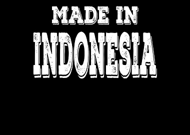 Born in Indonesia gift