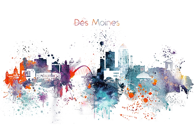 Des Moines Iowa City