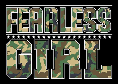 Camouflage Girl Army