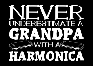 Harmonica Grandpa Old Man