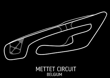 Mettet Circuit Map Design