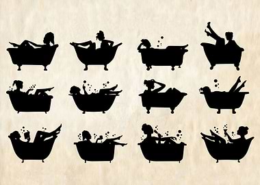 BATH SILHOUETTE VINTAGE