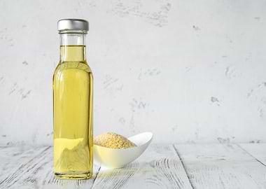 Bottle of sesame oil