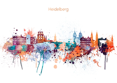 Heidelberg Germany Skyline
