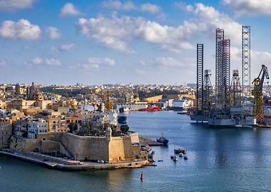 Senglea City In Malta