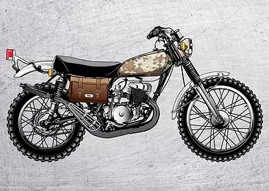 Motorbike Wall Art 3