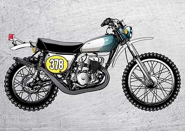 Motorbike Wall Art 7