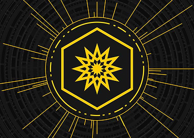 Yellow Gold Magic Glyph