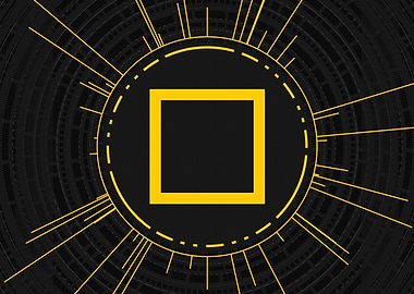 Yellow Gold Magic Glyph