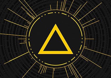 Yellow Gold Magic Glyph