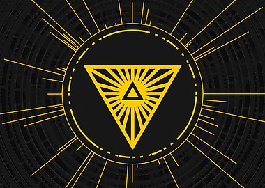 Yellow Gold Magic Glyph