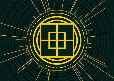 Gold Glyph Mandala Rune