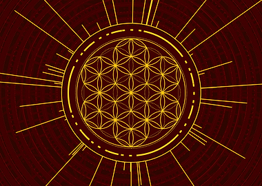 Yellow Gold Magic Glyph