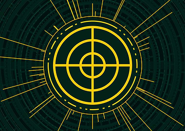 Yellow Glyph Mandala Rune