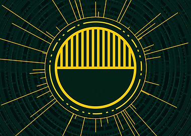 Gold Glyph Mandala Rune