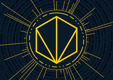 Gold Sacred Geometry Glyph