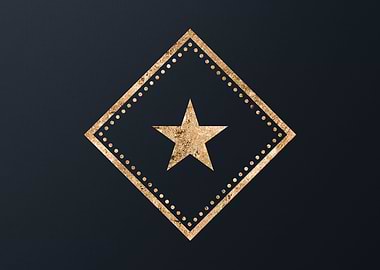 Gold Glyph Mandala Rune