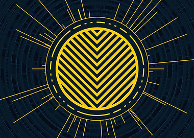 Yellow Gold Magic Circle