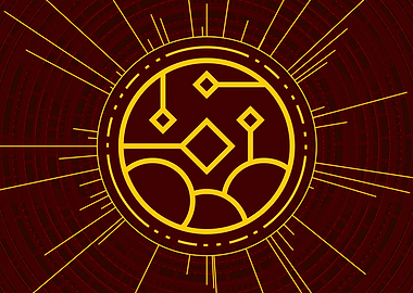 Gold Glyph Mandala Rune