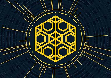 Yellow Gold Magic Circle