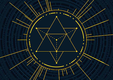 Yellow Gold Magic Glyph