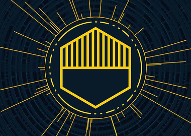 Yellow Gold Magic Glyph