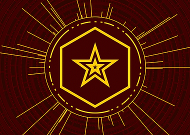 Yellow Gold Magic Circle