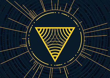 Yellow Gold Magic Circle