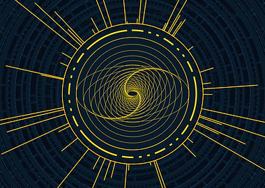 Yellow Gold Magic Glyph