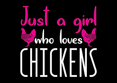 Chickens Girl Joke Hen