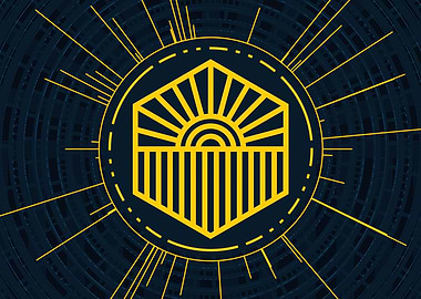 Yellow Gold Magic Glyph