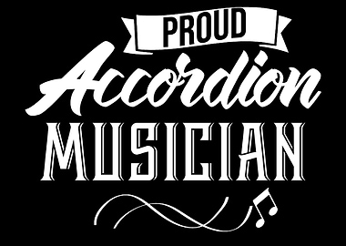 Proud Accordion Musician