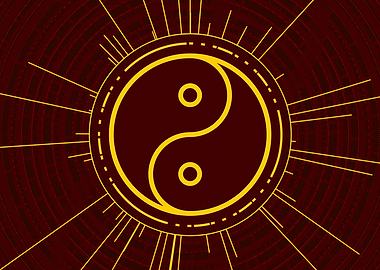 Gold Glyph Mandala Rune