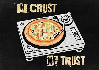 Funny Pizza Vinyl Player