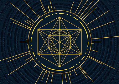 Yellow Gold Magic Glyph