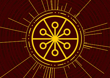 Yellow Gold Magic Glyph