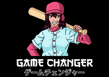 Anime Girl Baseball