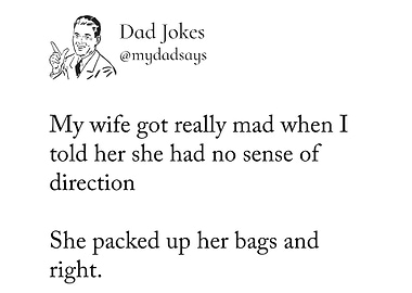 Dad jokes are back