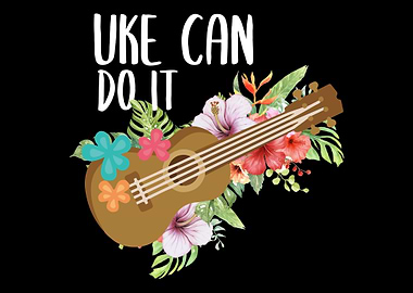 Ukulele Flowers Uke