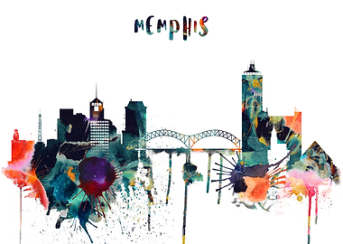 Memphis Skyline City