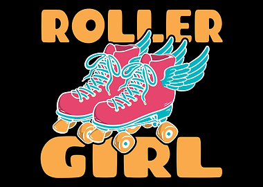 Roller Skating Skater Girl