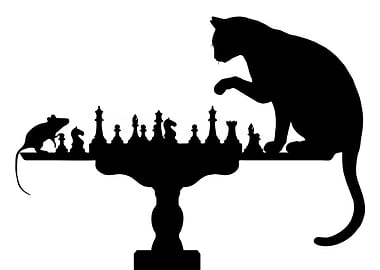 Game of Chess Cat Mouse