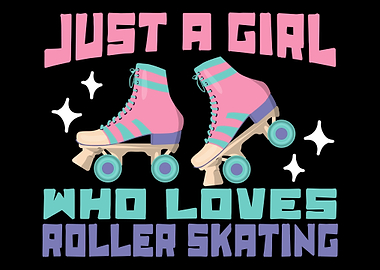 Roller Skating Skater Girl